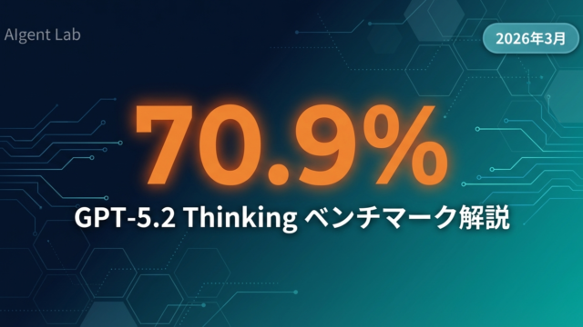 GPT-5.2 Thinking解説｜専門家に7割勝つAIの実力とAPI活用法