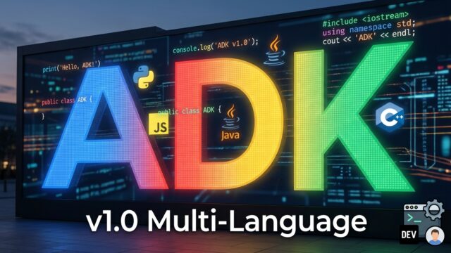 【2026年4月】Google ADK v1.0完全解説｜4言語安定版