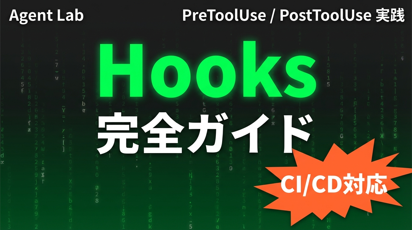 Claude Code Hooks｜PreToolUse実践ガイド