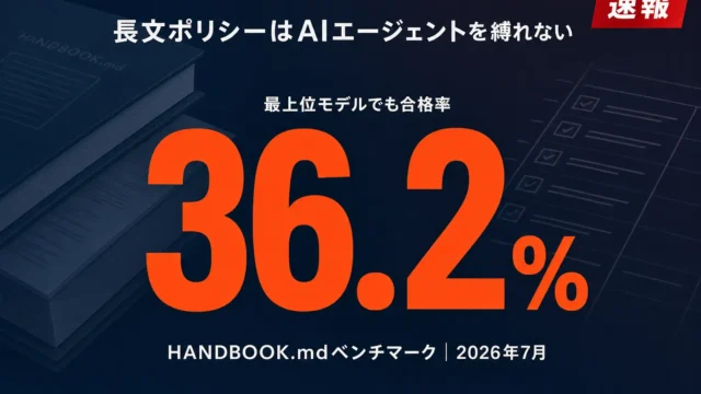 HANDBOOK.md解説｜長文ポリシーはエージェントを縛れない【2026】
